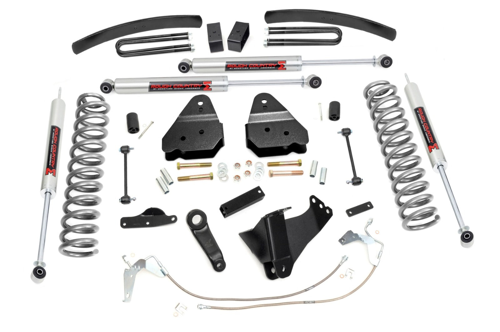 Rough Country 6" Lift Kit Gas M1 For Ford Super Duty 4WD 2008-2010 -1