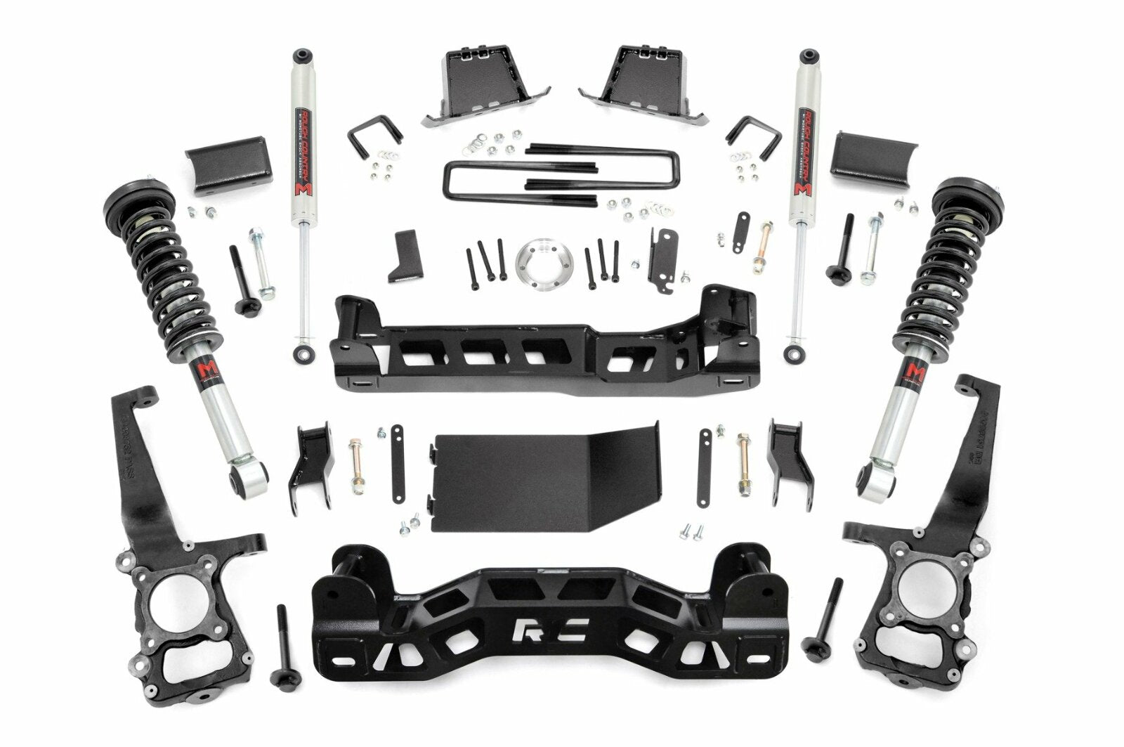 Rough Country 6 Inch Lift Kit M1 Struts/M1 for Ford F-150 4WD 2009-2010 -1