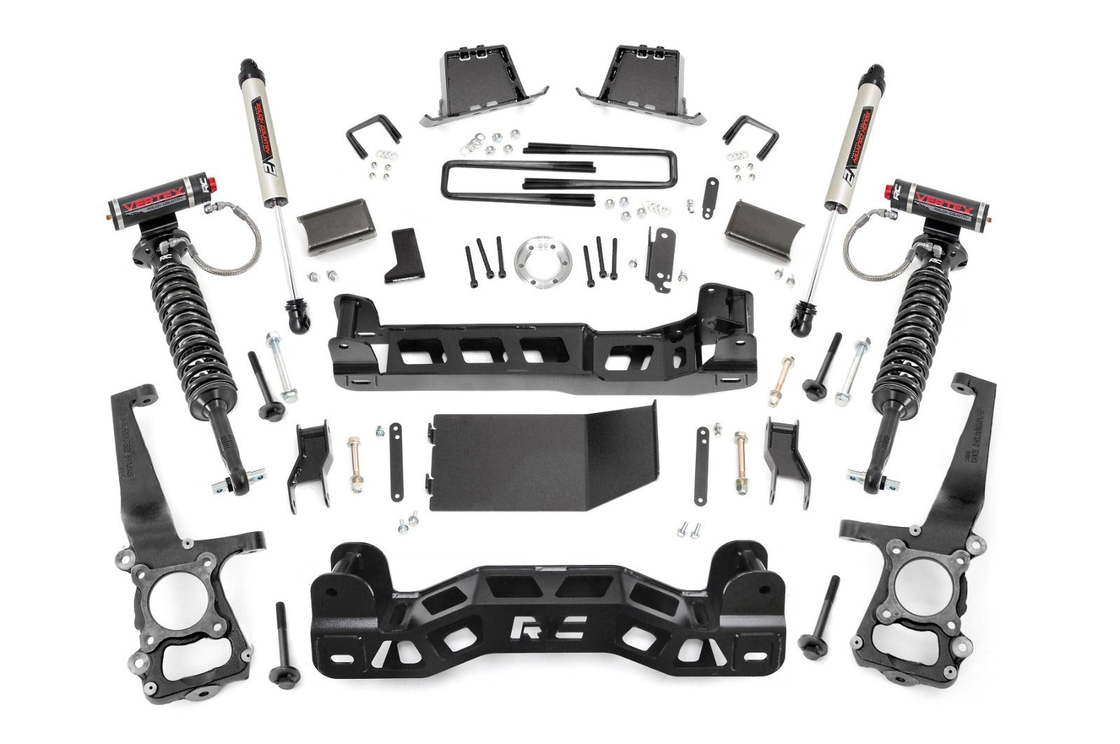 Rough Country 6in For for Ford Suspension Lift Kit Vertex & V2 (09-10 F-150 4WD) -1