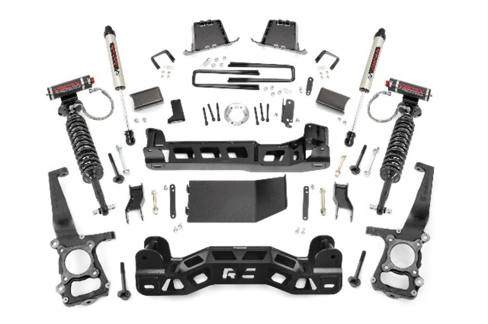 Rough Country 6in For for Ford Suspension Lift Kit Vertex & V2 (09-10 F-150 4wd)