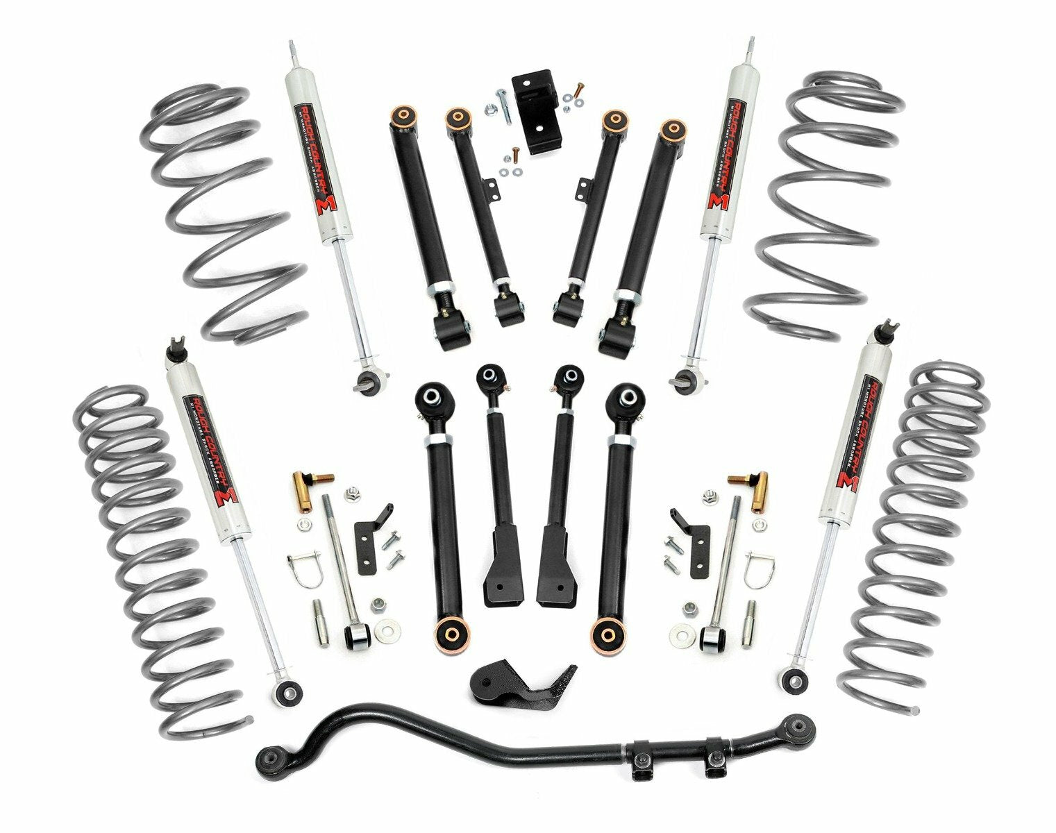 Rough Country 2.5" Lift Kit X-Series M1 for Jeep Wrangler TJ 4WD 1997-2006 -1