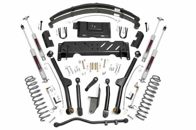 Rough Country 4.5" Long Arm Susp Lift Kit For Jeep Cherokee XJ 84-01 NP242 61722