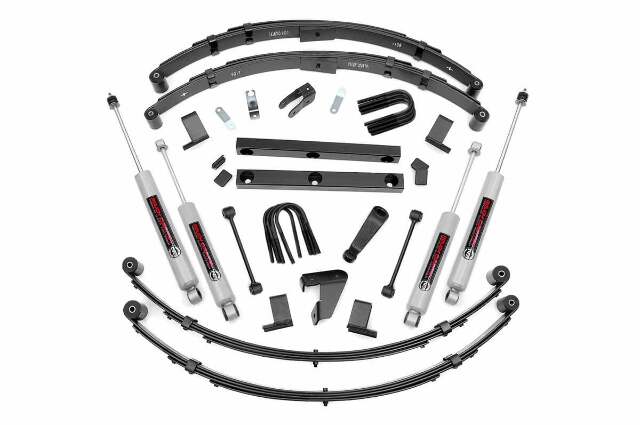 Rough Country 4" Suspension Lift Kit w/N3 Shocks for YJ Wrangler 1987-1996 620N2