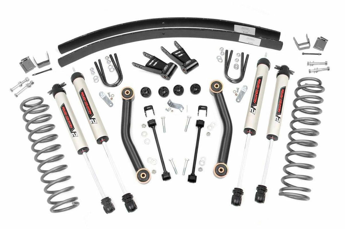 4.5 Inch Lift Kit V2 Rear AAL Jeep Cherokee XJ 2WD/4WD 84-01 -1