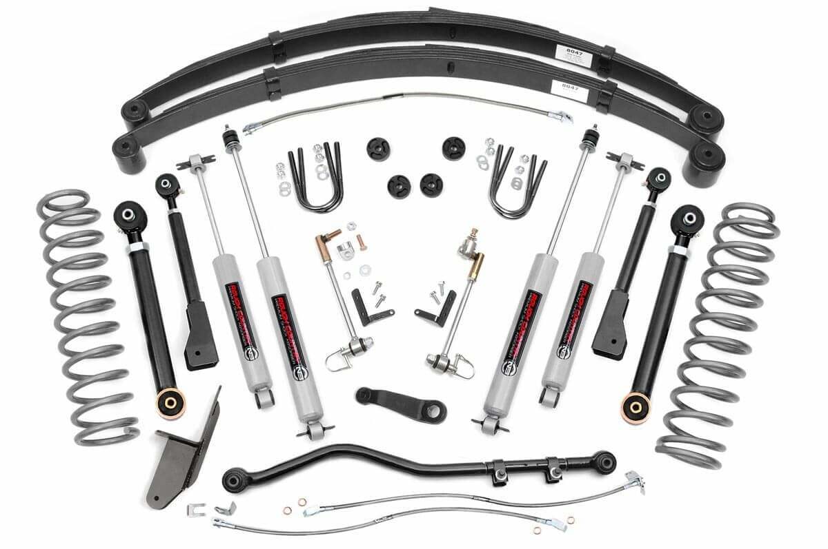 Rough Country 4.5" X-Series Susp Lift Kit w/N3 Shocks fits Cherokee XJ 1984-01 -1
