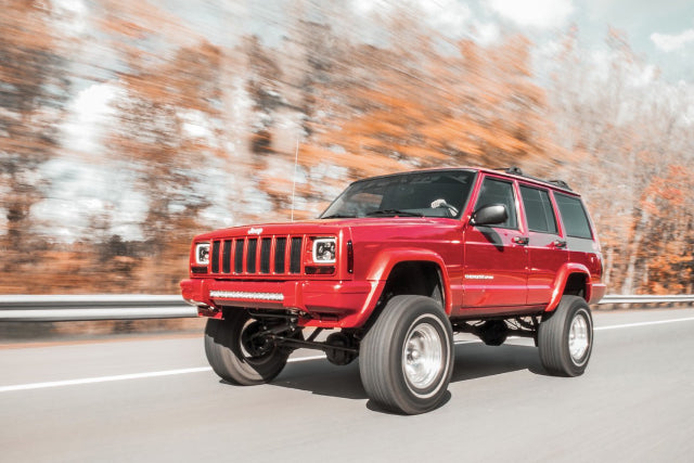 Rough Country 4.5 Inch Lift Kit Rear Springs for Jeep Cherokee XJ 84-01 633N2