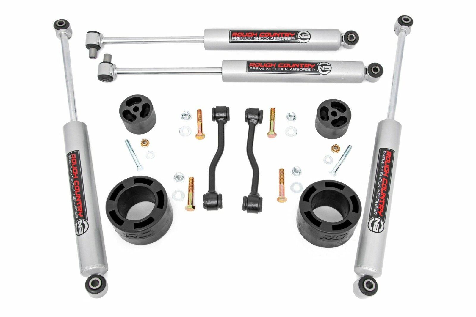 Rough Country 2.5 in Spacer Lift Kit fits Jeep Gladiator JT 20-25