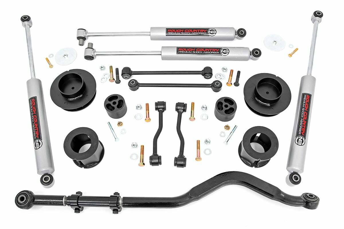 Rough Country 3.5 Inch Lift Kit Spacers for Jeep Gladiator JT 4WD 20-25 -1