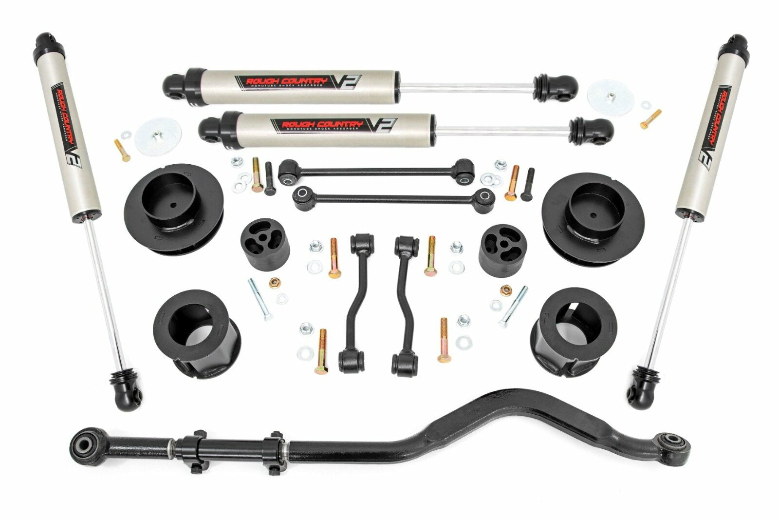 Rough Country 3.5 Inch Lift Kit Spacers for Jeep Gladiator JT 4WD (2020-2025) -1
