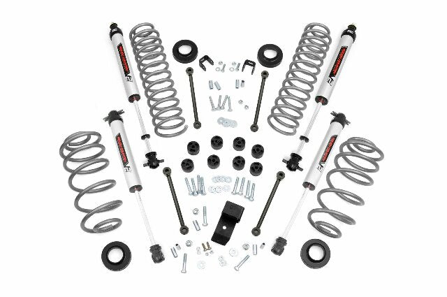 Rough Country 3.25in For Jeep Suspension Lift Kit w/V2 Shocks (6cyl) 64270