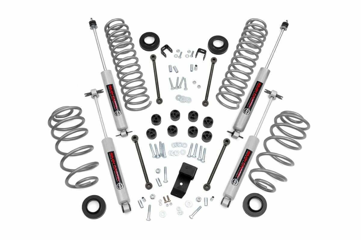 Rough Country 3.25" Suspension Lift Kit for Wrangler TJ 03-06 4 Cylinder -1