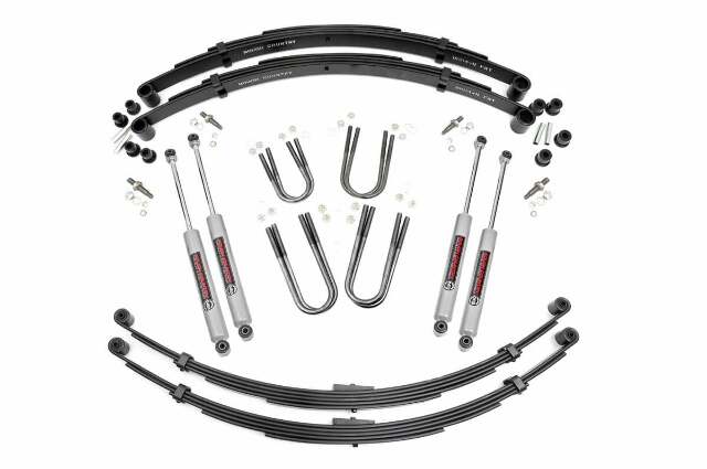 Rough Country 3" Lifted Rear Springs For Jeep Grand Wagoneer/J10/J20 Truc 64530