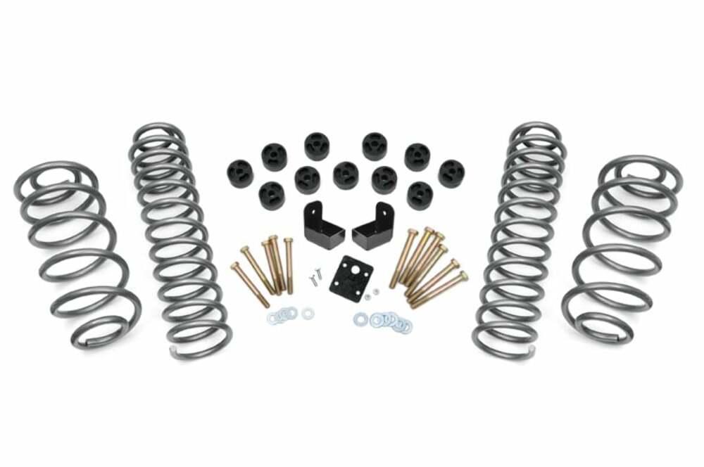 Rough Country 3.75 Inch Lift Kit Combo 6 Cyl For Jeep Wrangler TJ 4WD 97-06 -1