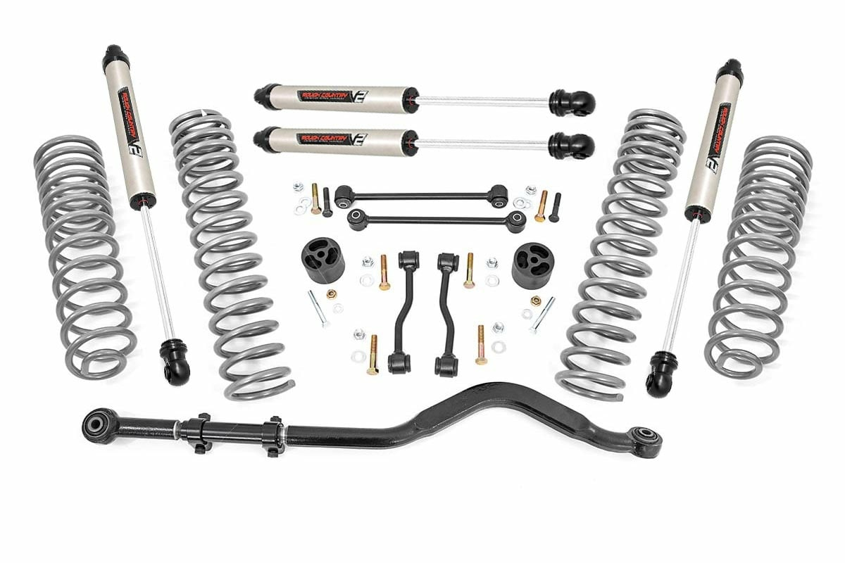 Rough Country 3.5 Inch Lift Kit Springs V2 for Jeep Gladiator JT 4WD 20-25 -1