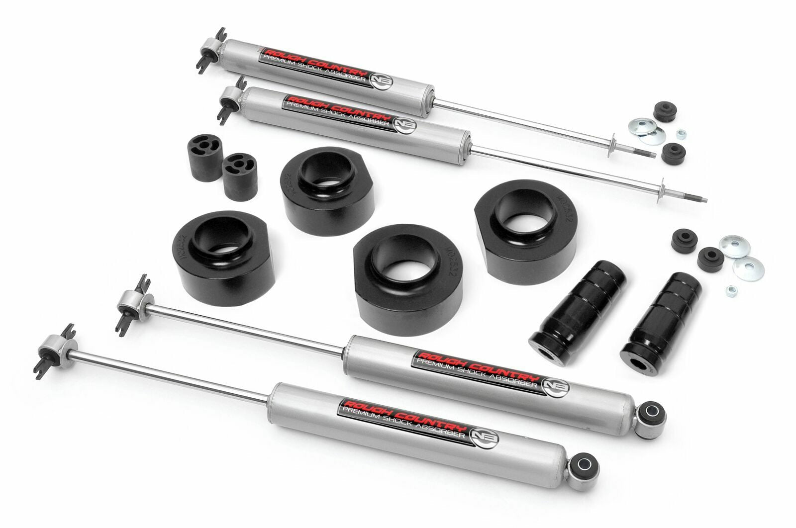 Rough Country 1.5 Inch Lift Kit N3 For Jeep Wrangler TJ 4WD (1997-2006) -1