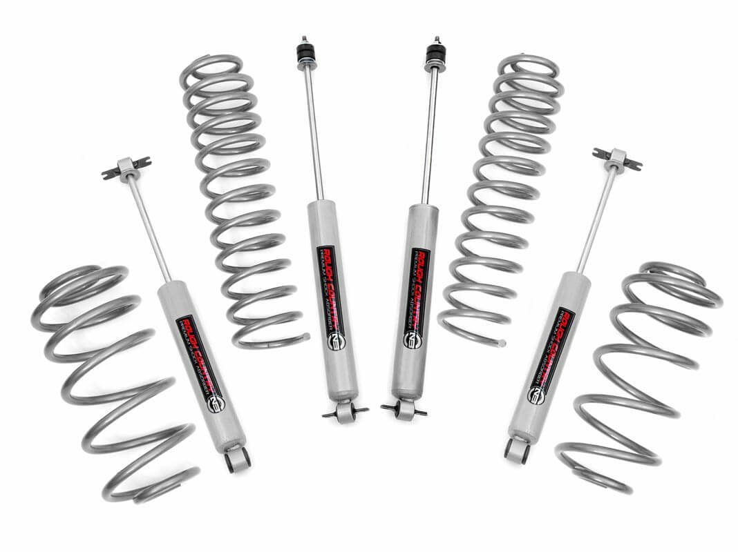 Rough Country 2.5" Suspension Lift Kit for Jeep Wrangler TJ 1997-2006 (4.0L)