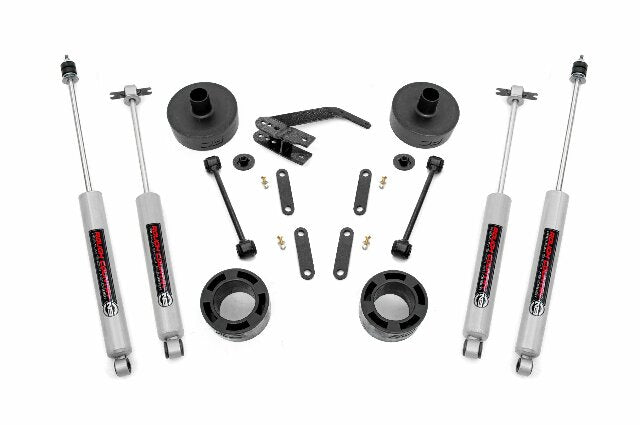 Rough Country 2.5in Premium Suspension Lift Kit For Jeep 07-18 Wrangler JK 65730