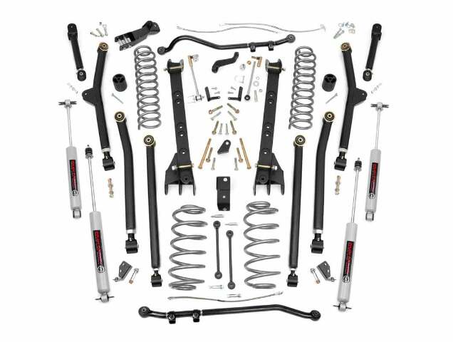 Rough Country 6" Long Arm Suspension Lift Kit For 97-06 Jeep Wrangler TJ 65922