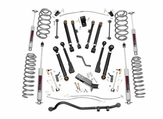 Rough Country 4" X-Series Suspension Lift Kit fits 97-06 Jeep Wrangler TJ 66130