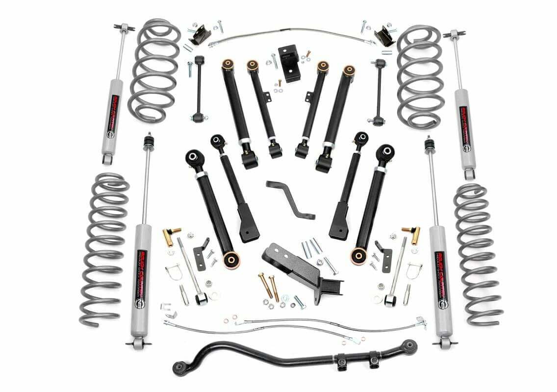 Rough Country 6" X-Series Suspension Lift Kit For Jeep Wrangler TJ 1997-2006 -1