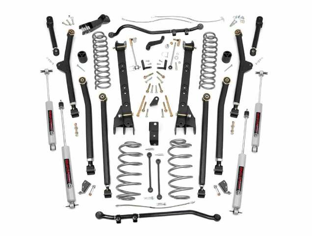 Rough Country 4" Long Arm Suspension Lift Kit For 97-06 Jeep Wrangler TJ 66330