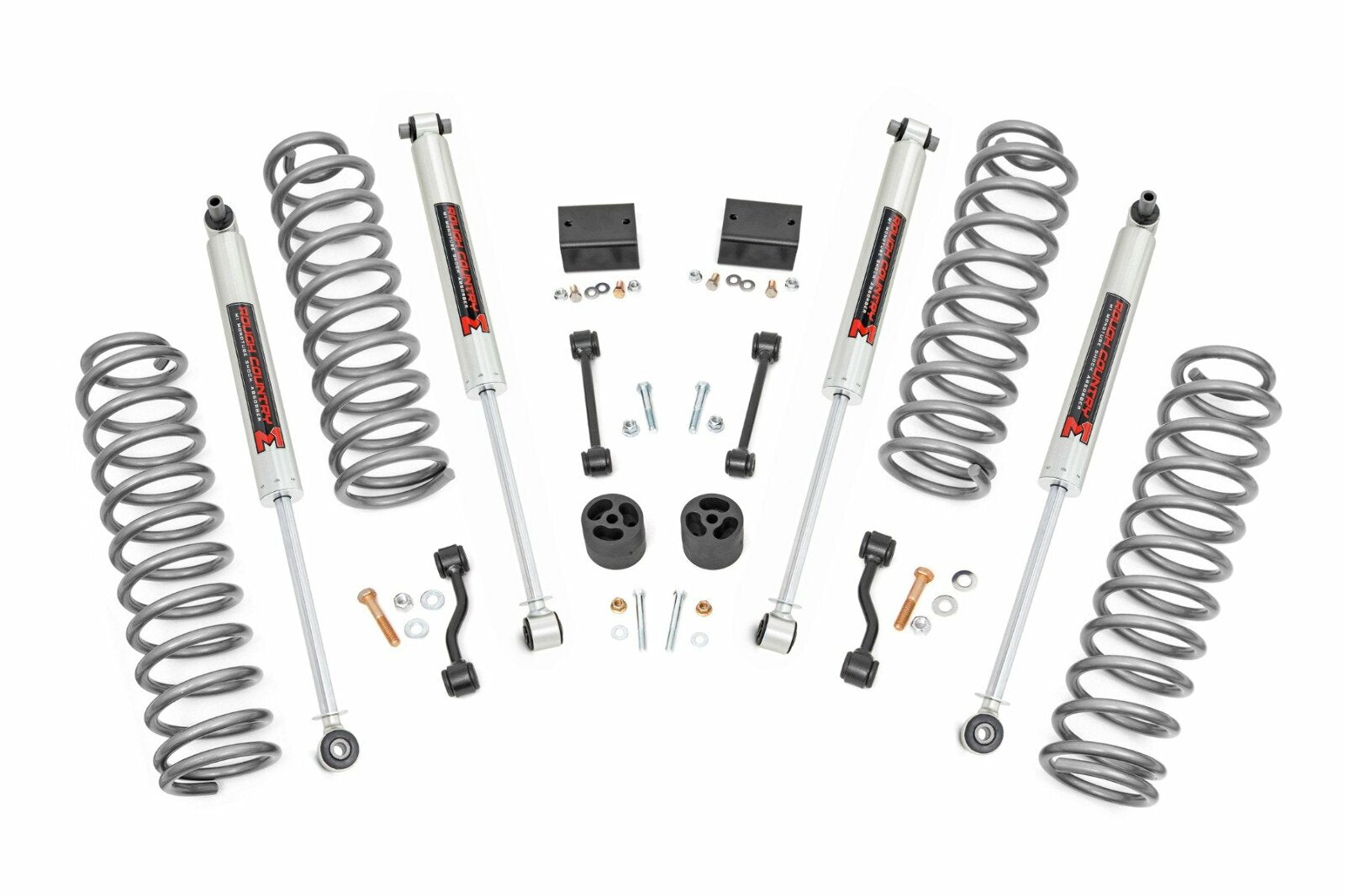 Rough Country 2.5" Lift Kit Coils M1 For Jeep Wrangler JL Rubicon 18-22 -1