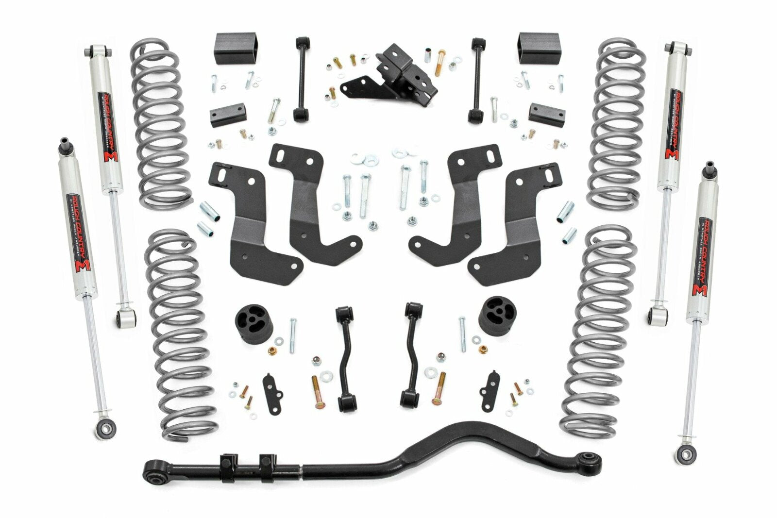 Rough Country 3.5" Lift Kit C/A Drop Stage 1 M1 for Jeep Wrangler JL 18-22 -1