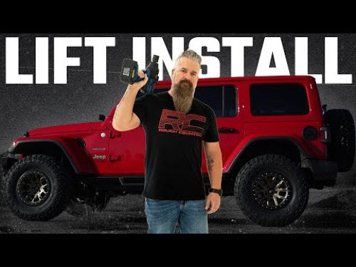 Rough Country 3.5in Lift Kit Ctrl Arm Drop & V2 Shocks 18-20 for Wrangler JL 66870