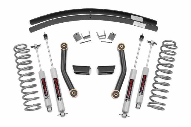 Rough Country 3" Series II Lift Kit For Jeep Cherokee XJ 84-01 wN3 Shocks 670XN2