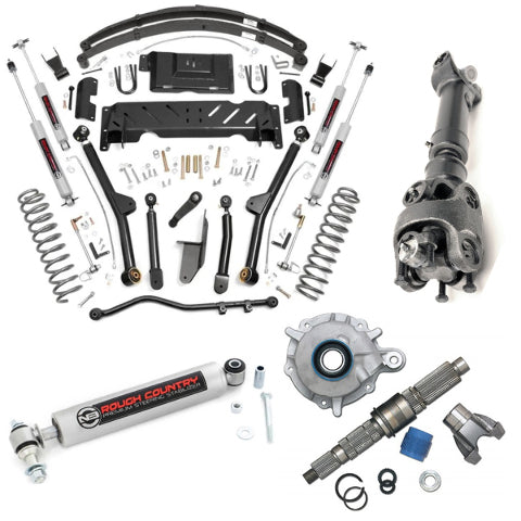 Rough Country 6.5in Long Arm Susp Lift Kit for Jeep Cherokee XJ 1984-2001 NP231 -1