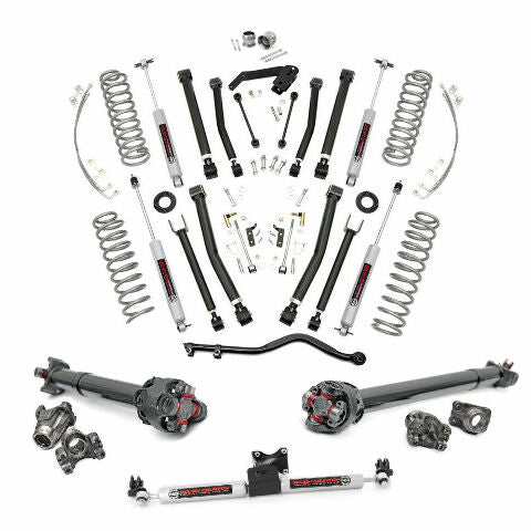 Rough Country 4 Inch COMPLETE Susp Lift Kit for Wrangler JK 07-11 2-Door -1