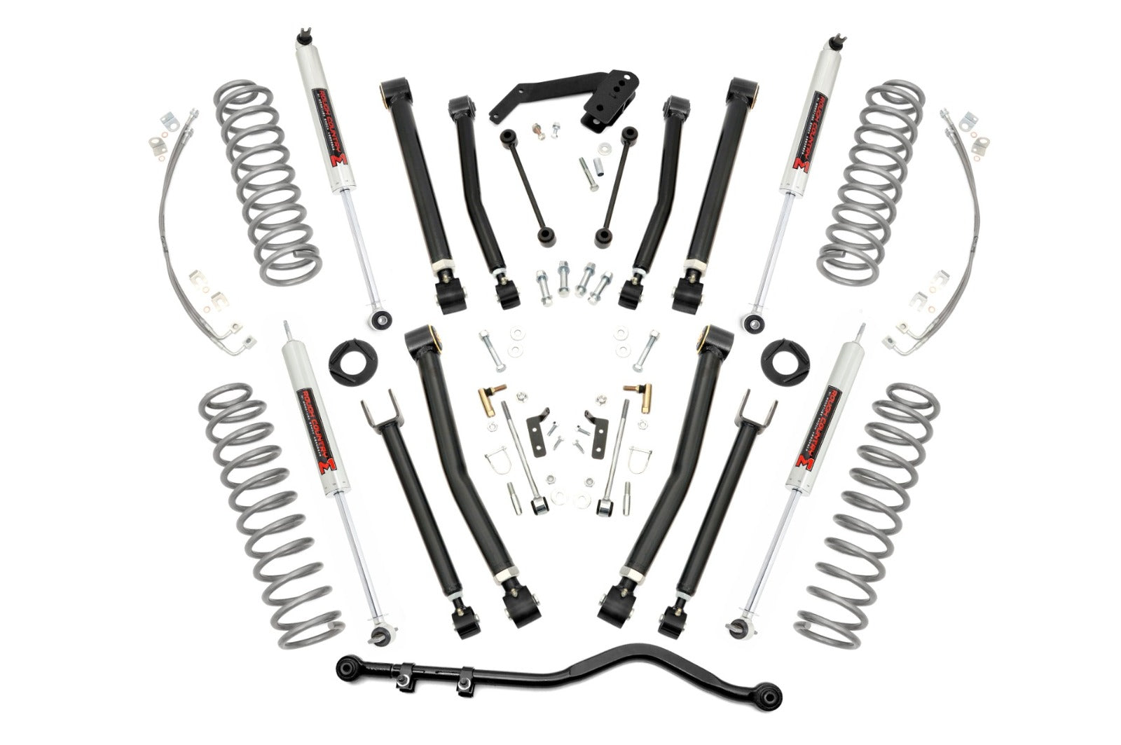 Rough Country 4" Lift Kit X-Series M1 For Jeep Wrangler JK 2WD/4WD 07-18 -1