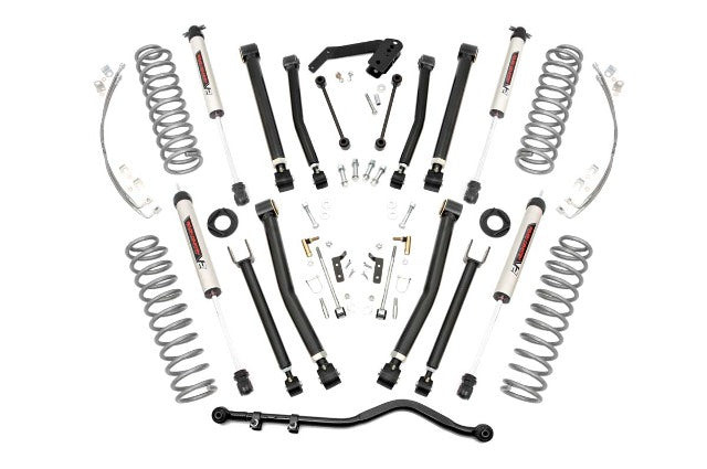 Rough Country 4in X-series Lift Kit w/V2 Shocks 07-18 for Wrangler JK Unlimited 67470