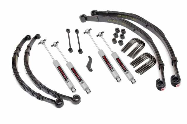 Rough Country 4in Suspension Lift Kit for Jeep CJ 675-76-8130