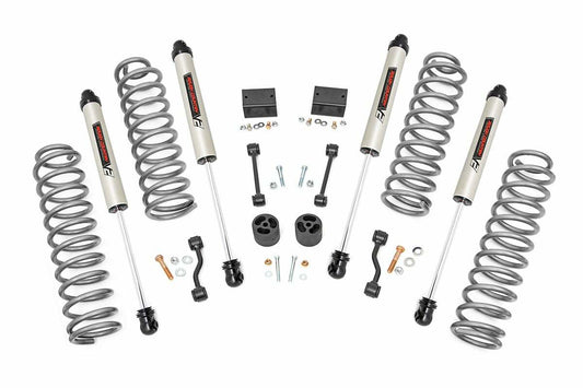 Rough Country 2.5in Suspension Lift Kit V2 Shocks/Springs fits 18-20 Wrangler JL