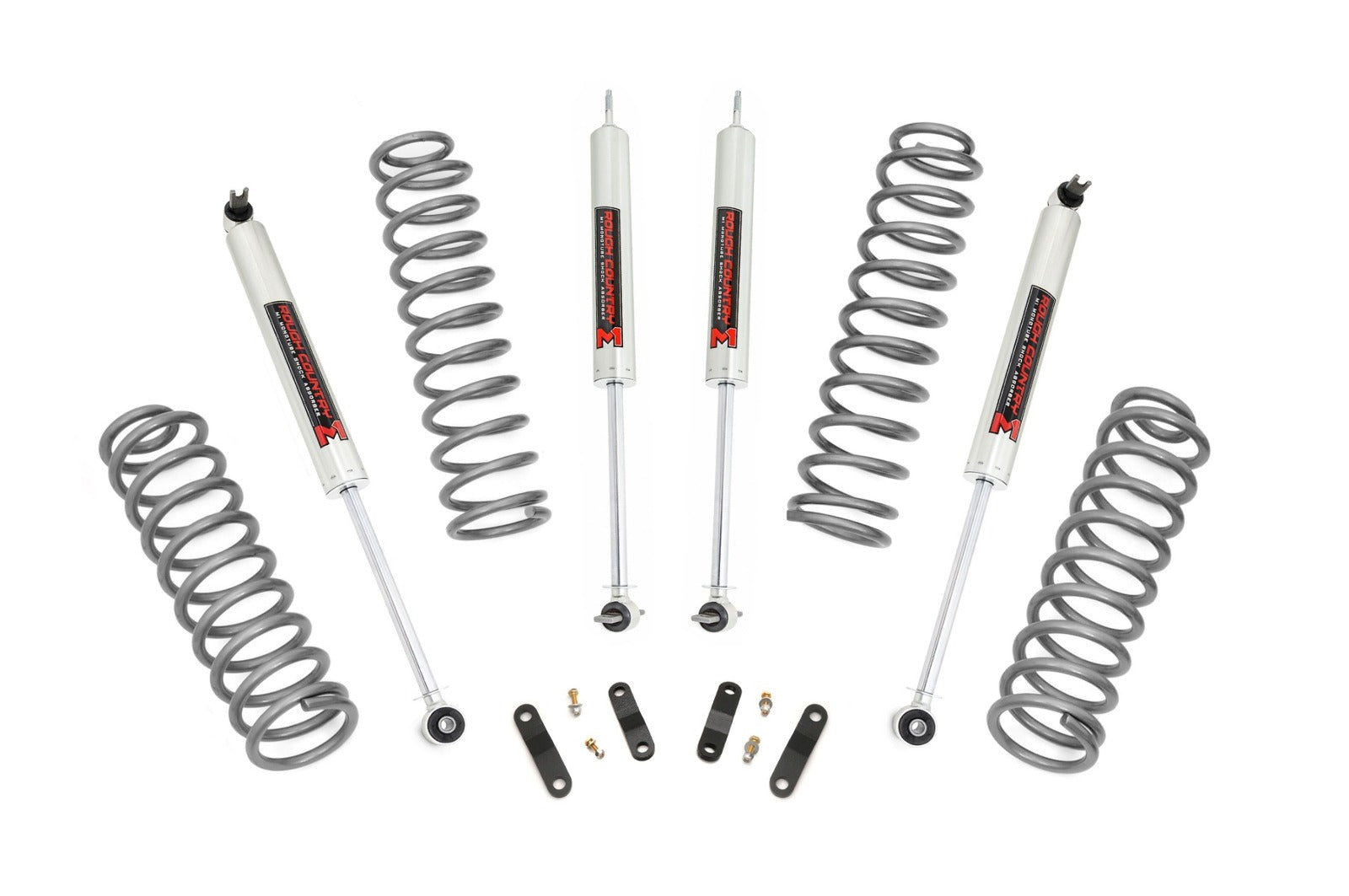 Rough Country 2.5" Lift Kit Coils M1 For Jeep Wrangler JK 2WD/4WD 07-18 -1