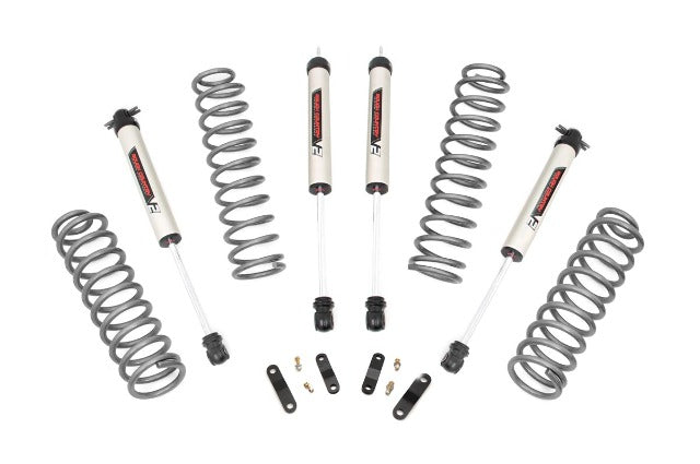 Rough Country 2.5in For Jeep Lift Kit w/V2 Shocks 07-18 Wrangler JK Unlimited 67970