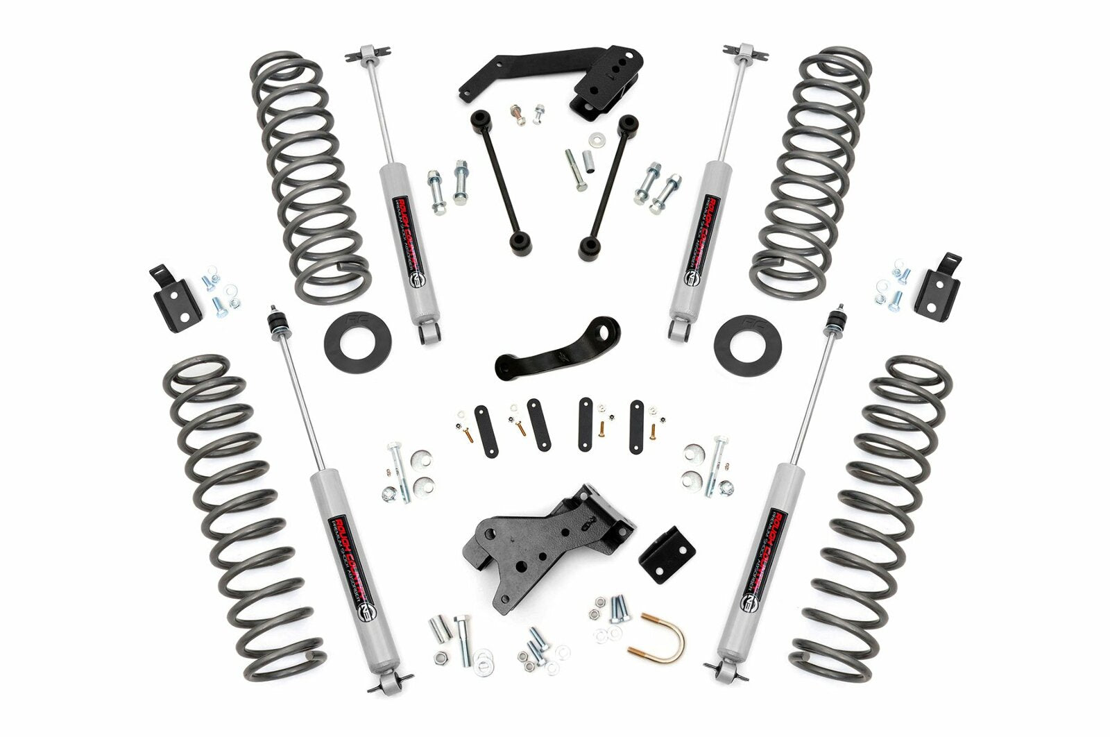 Rough Country 4in Suspension Lift Kit For Jeep 07-18 Wrangler JK Unlimited
