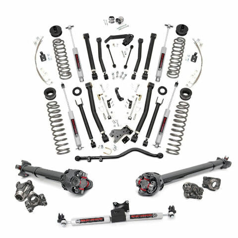Rough Country 6 Inch COMPLETE Susp Lift Kit for Wrangler JK 12-18 2-Door -1