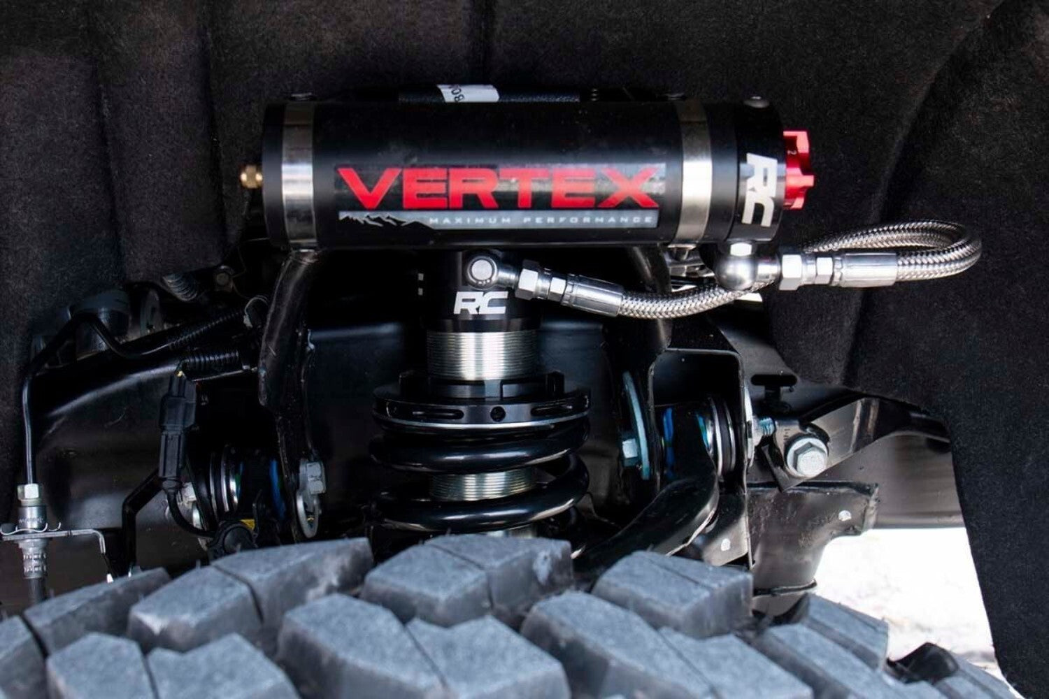 Rough Country Chevy GMC 1500 Pickup 7" Adjustable Vertex Coilovers 07-18 689001