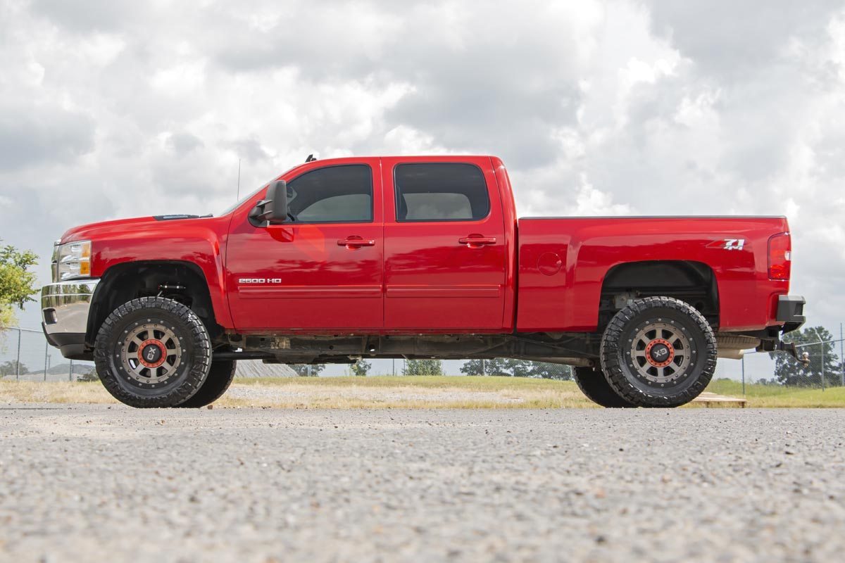 Rough Country GM F Adjustable Vertex Shocks 11-19 Silv/Sierra F for 3-4.5" Lifts -5