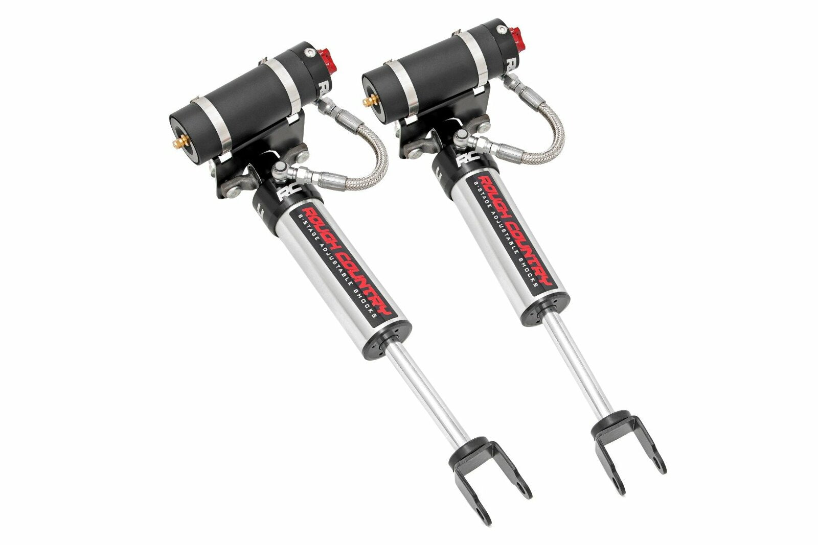 Rough Country GM Front Vertex Shocks 20-21 Silverado/Sierra 2500 for 3.5" Lifts -1