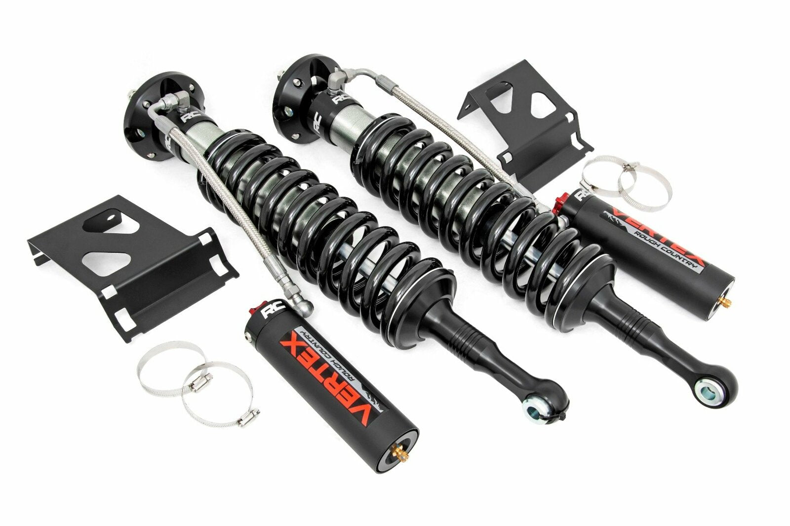 Rough Country For Toyota Front Vertex Coilovers 05-23 Tacoma For 3.5" Lifts -1