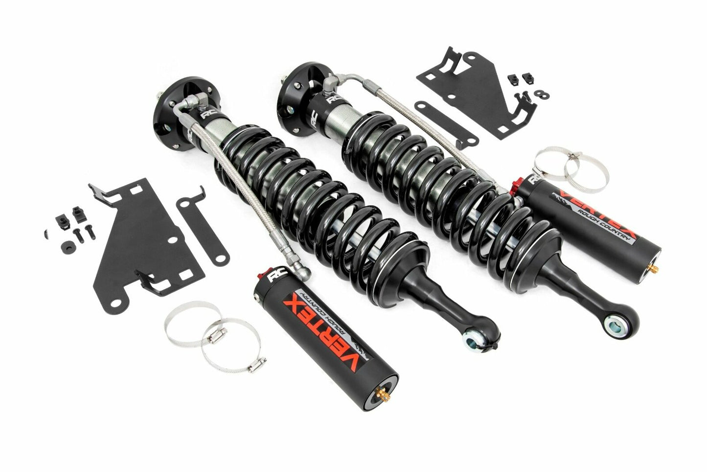 Rough Country 2 Inch Leveling Kit Vertex Coilovers For Toyota Tundra 22-23