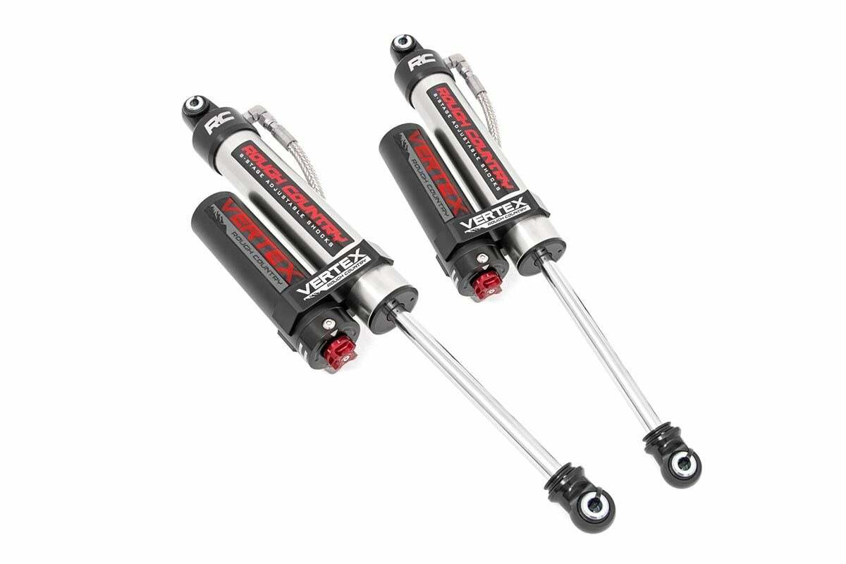 Rough Country Chevy GMC 1500 Pickup 7" Adjustable Vertex Rear Shocks 07-22 -1