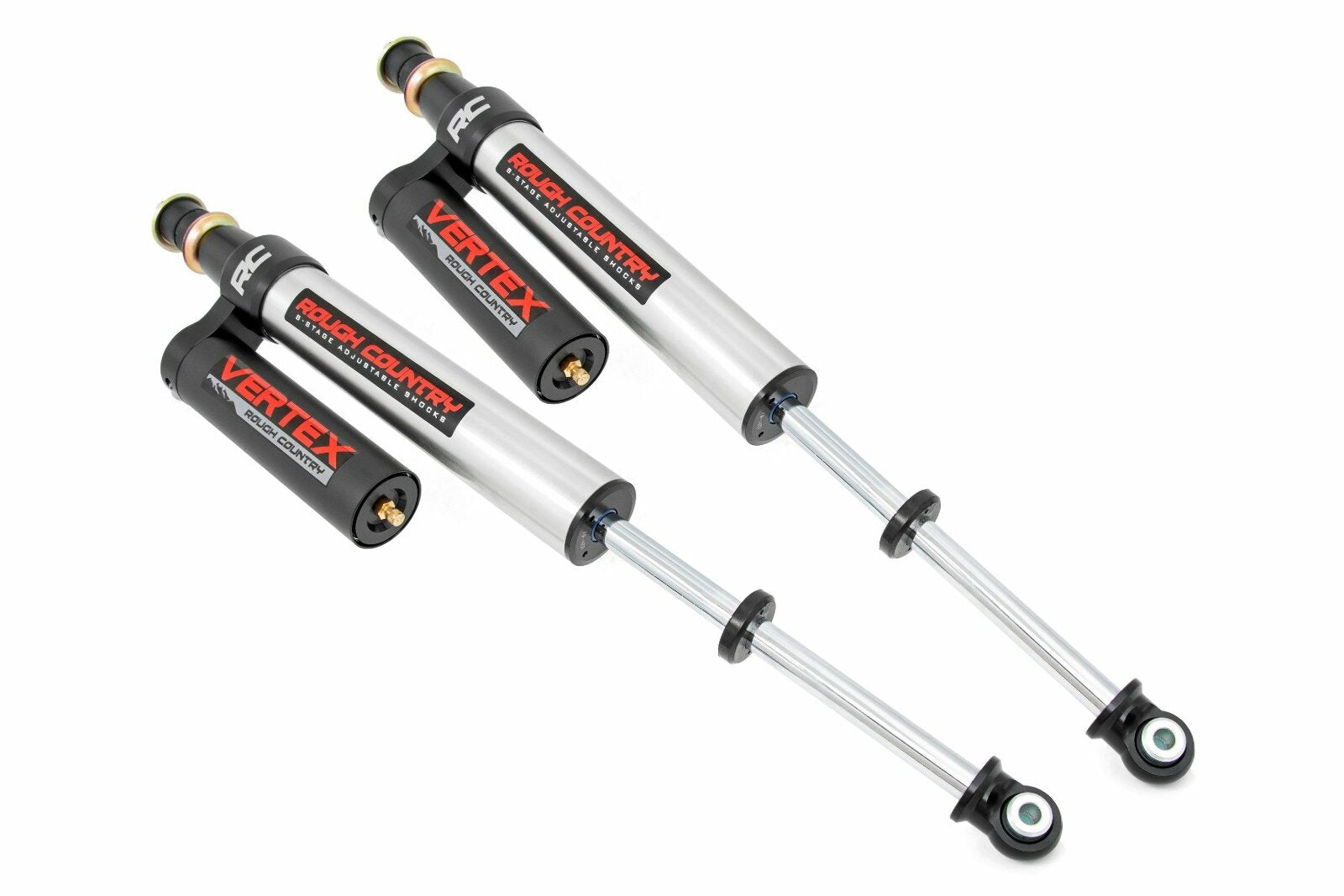 Rough Country For Toyota Rear Adjustable Vertex Shocks 07-21 Tundra 3.5" Lifts -1
