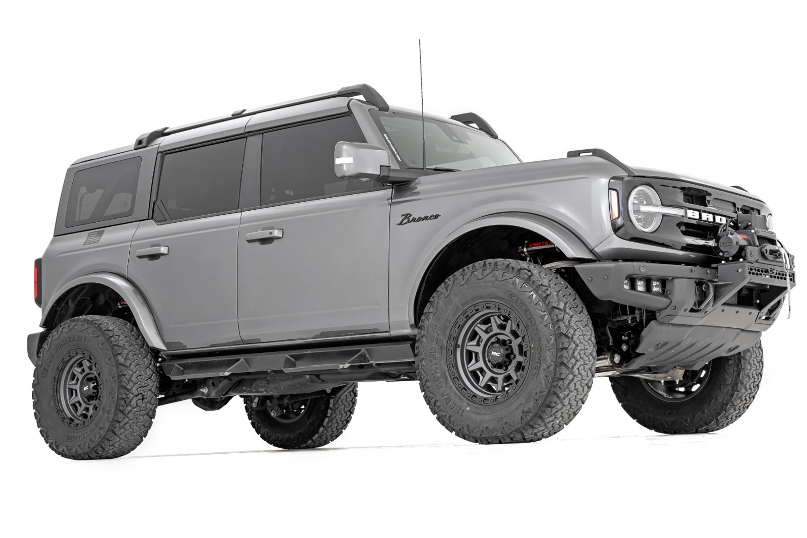 Rough Country Vertex 2.5 Adjustable Coilovers Rear 3.5" for Ford Bronco 21-25 -4