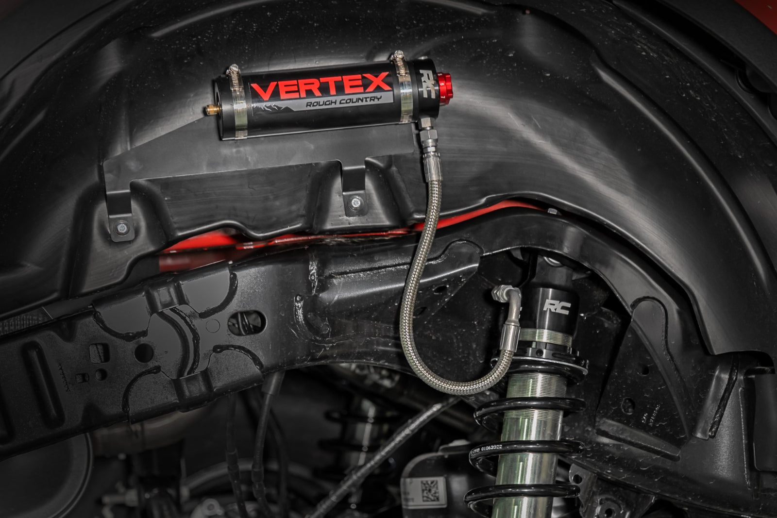 Rough Country Vertex 2.5 Adjustable Coilovers Rear 5" for Ford Bronco 21-25 -2