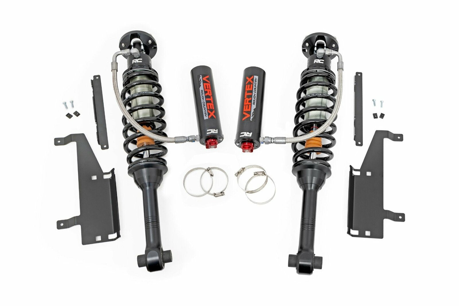 Rough Country Vertex 2.5 Adjustable Coilovers Rear 7" for Ford Bronco 2021-2025 -1