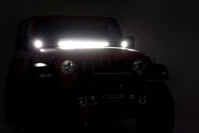Rough Country 2in LED Cube Easy Mount Kit For Jeep Wrangler JL Gladiator JT -4